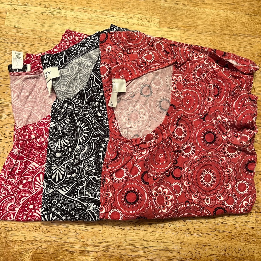 3 Loft shirts M
